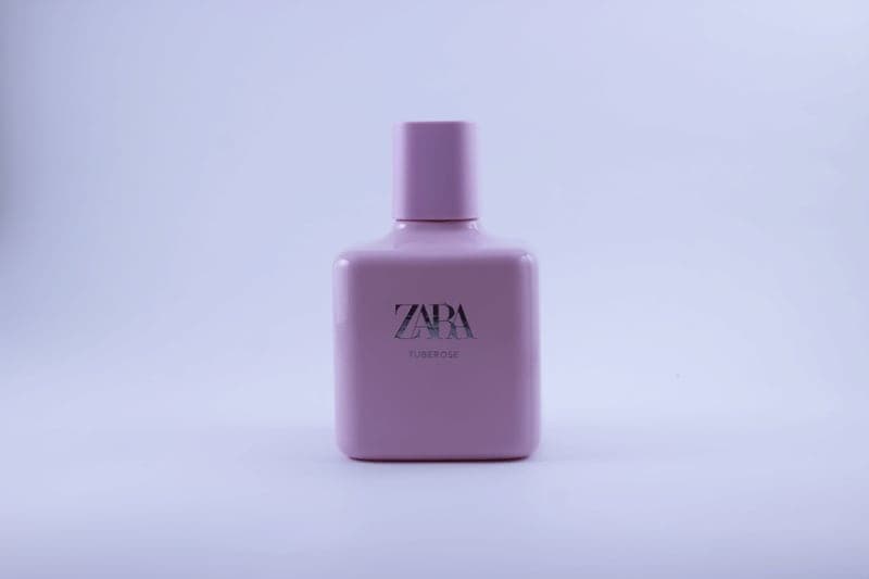Fotografia de produto — perfume Zara Tuberose — fotografia 1